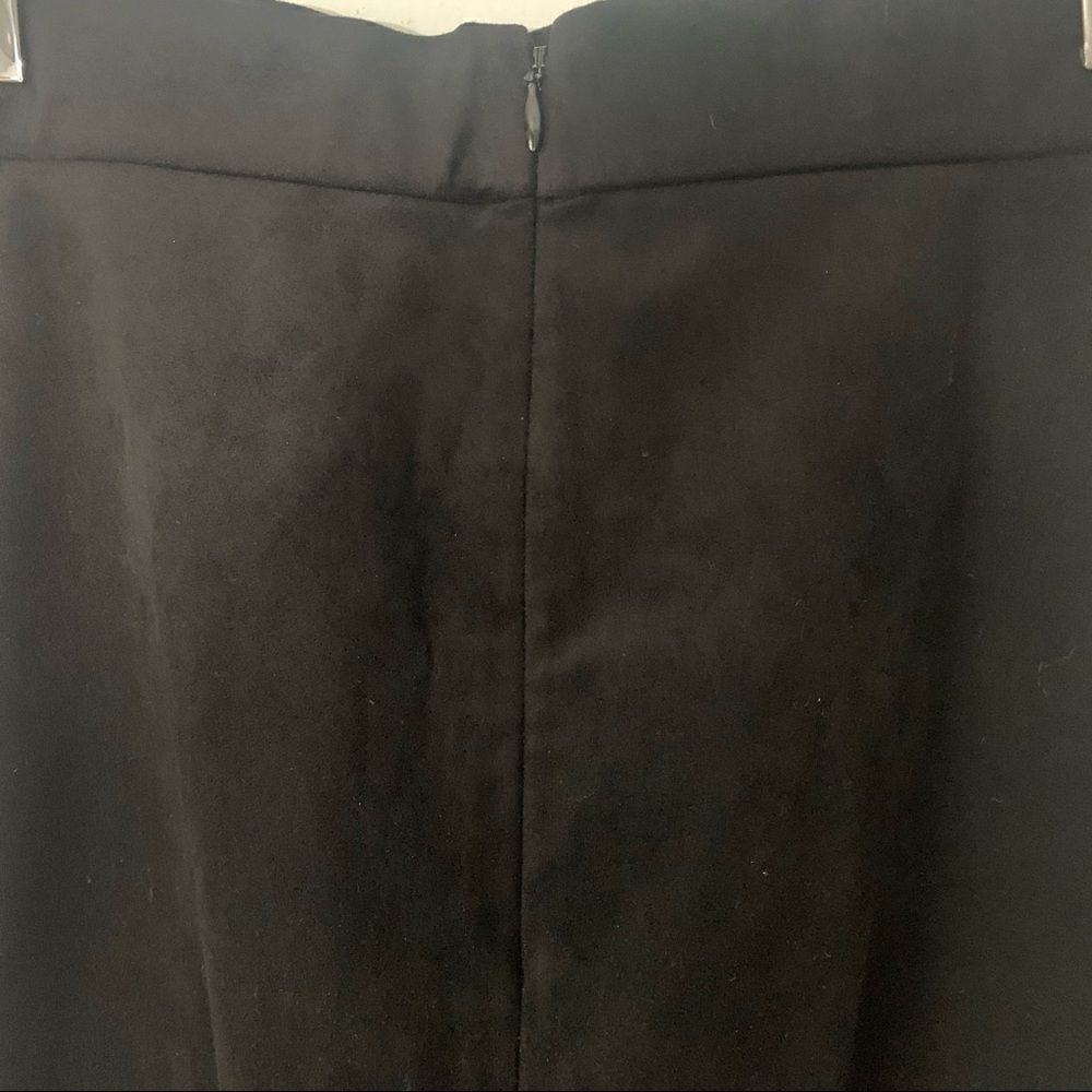 Wilfred Free Faux Suede Midi Side Slit Skirt - Picture 4 of 8